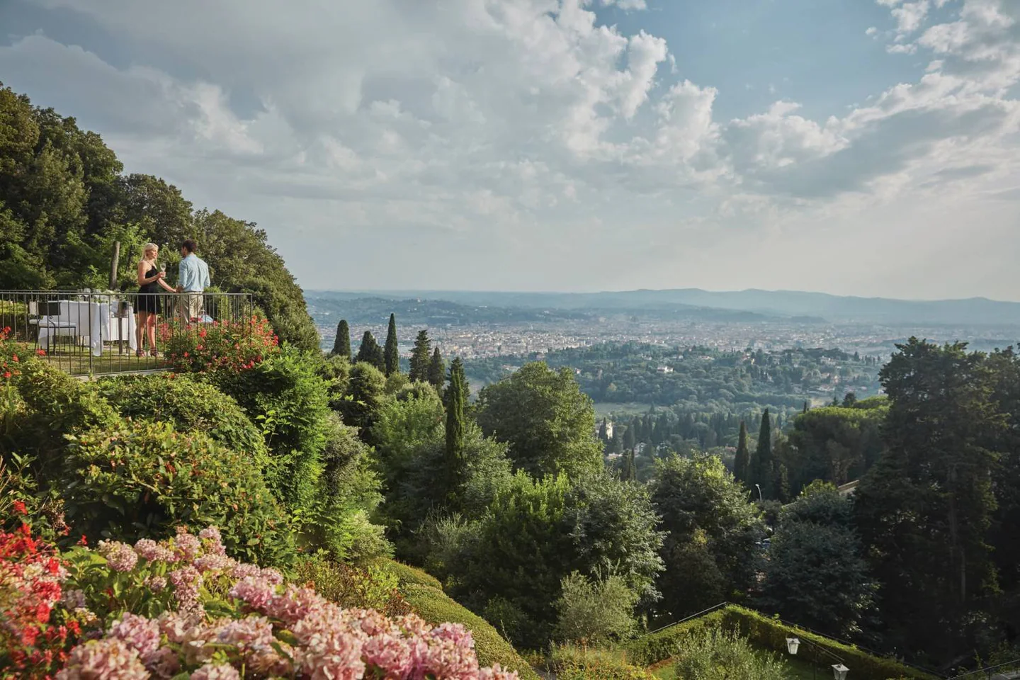 Lovers' Corner - event space for intimate wedding dinners at Belmond Villa San Michele Florence Tuscany Italy