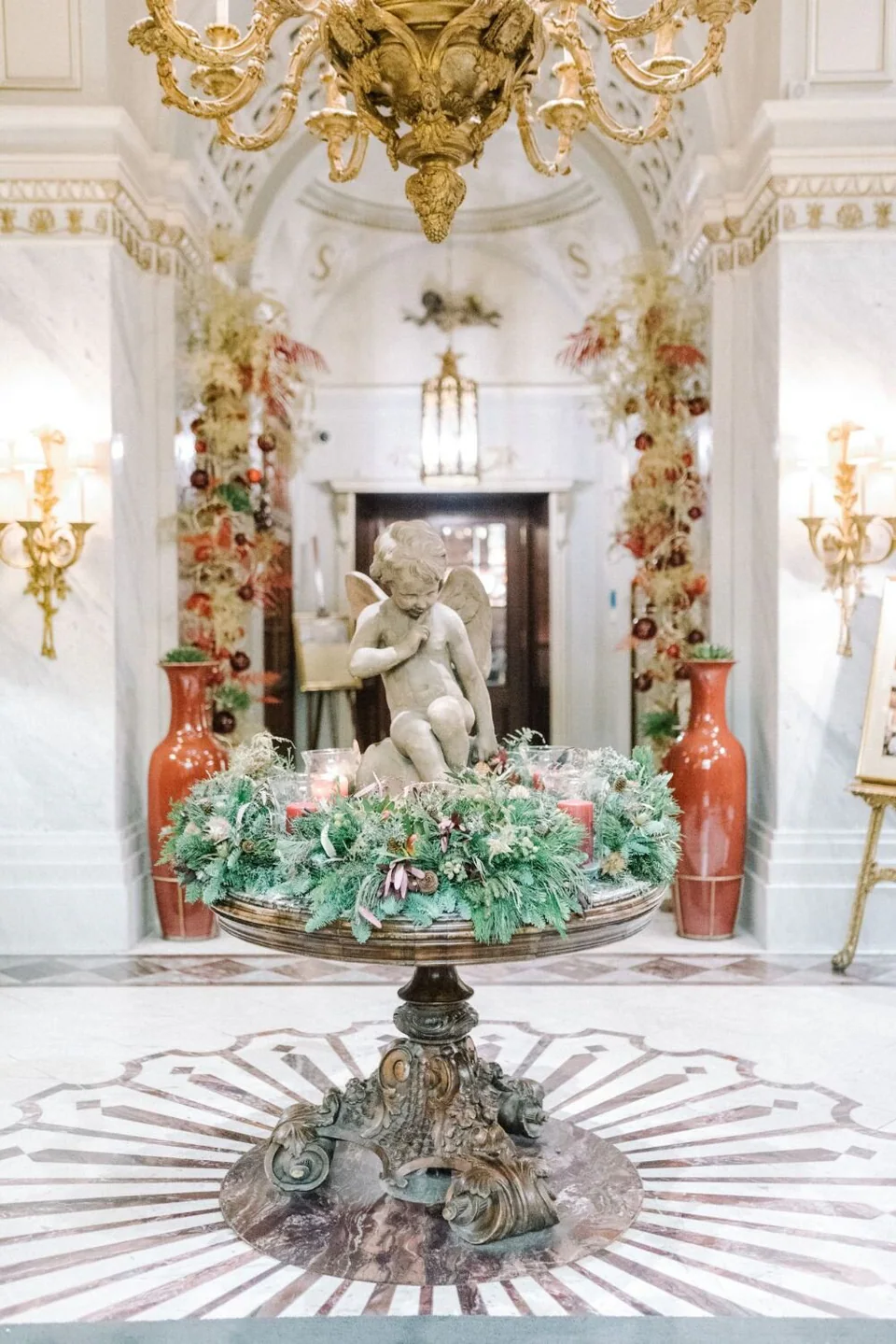 Hotel lobby at Hotel Sacher Vienna Wedding Venue